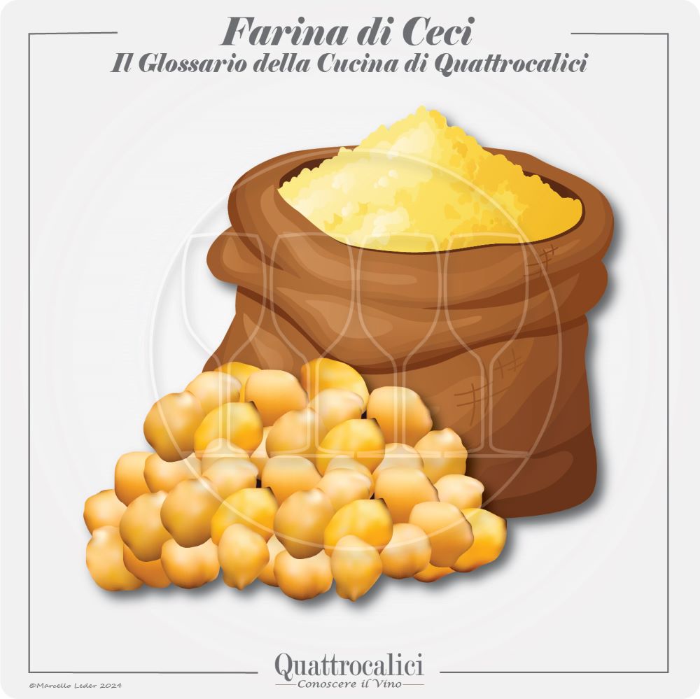 la farina di ceci in cucina e con i vini in abbinamento