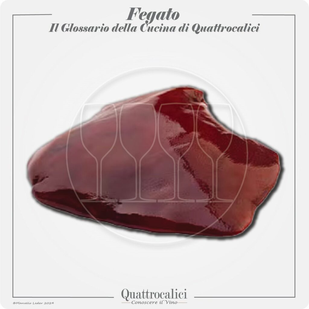 il fegato in cucina e con il vino