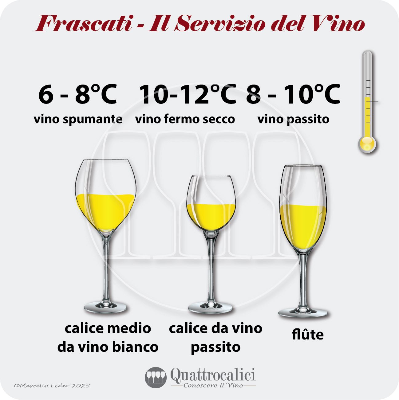 Il servizio dei vini Frascati