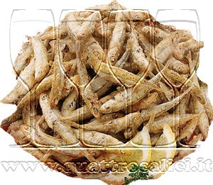 Fritto misto di pesci azzurri