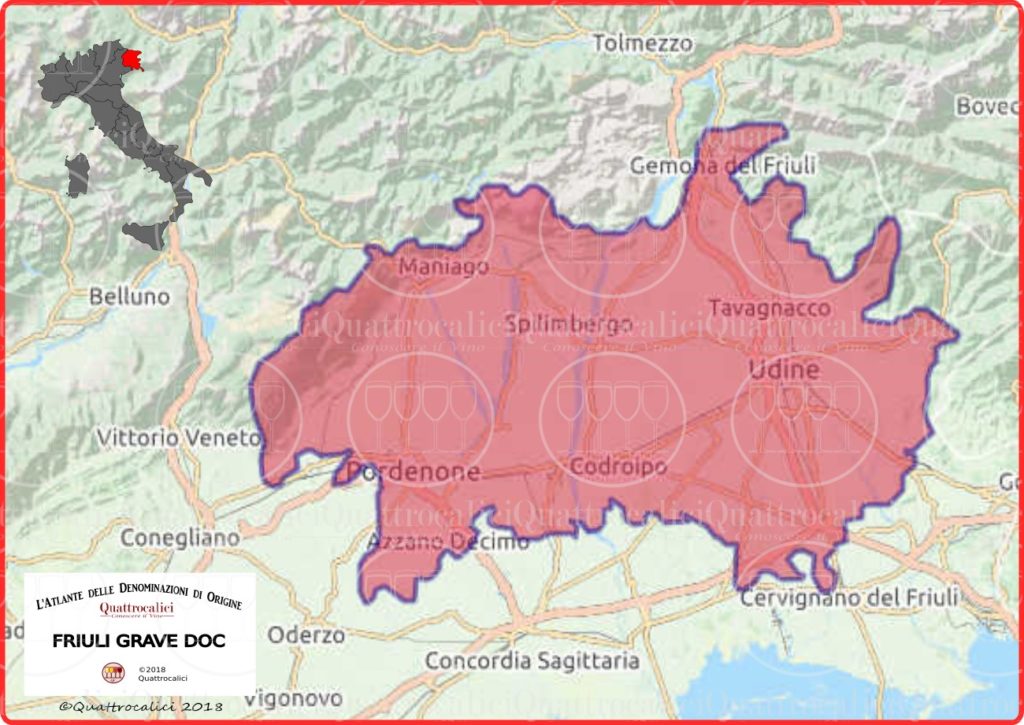 friuli-grave-doc-cartina