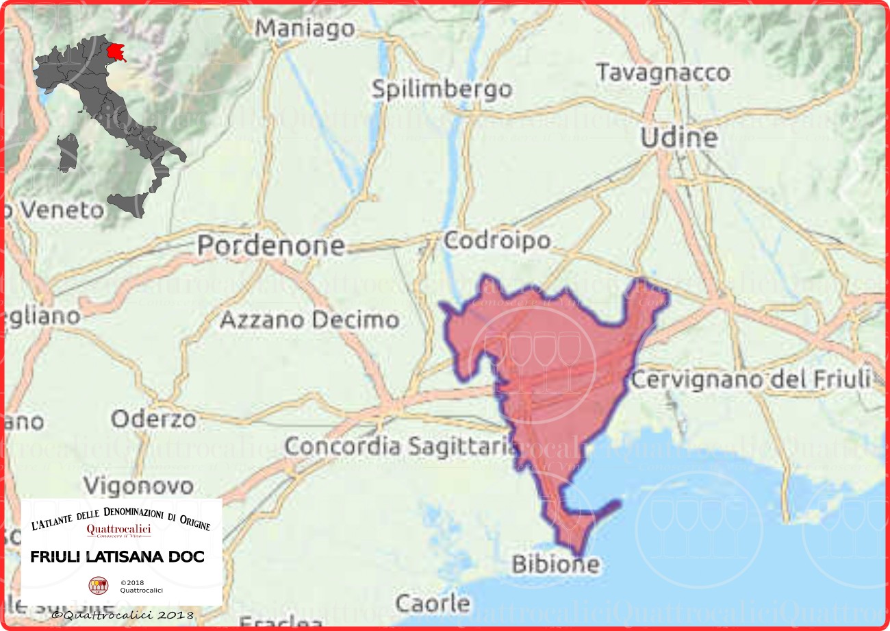 friuli-latisana-doc-cartina