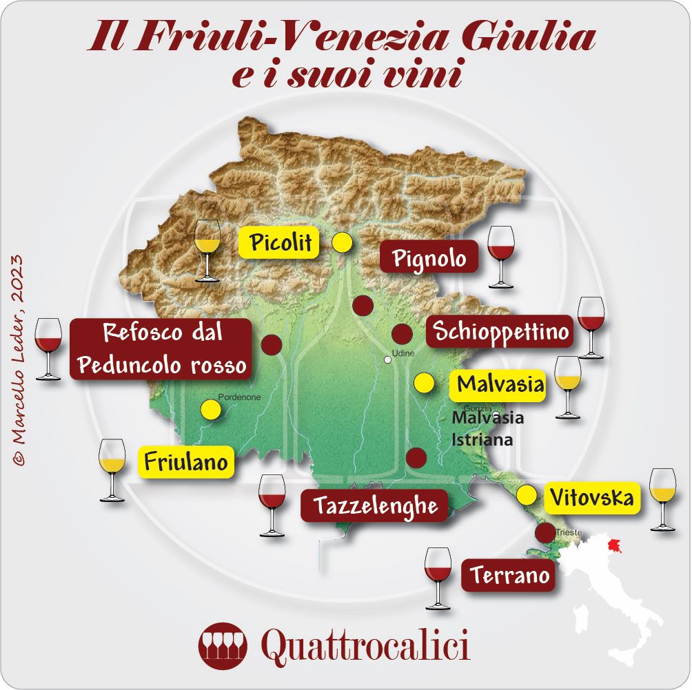 il vino in friuli-enezia giulia