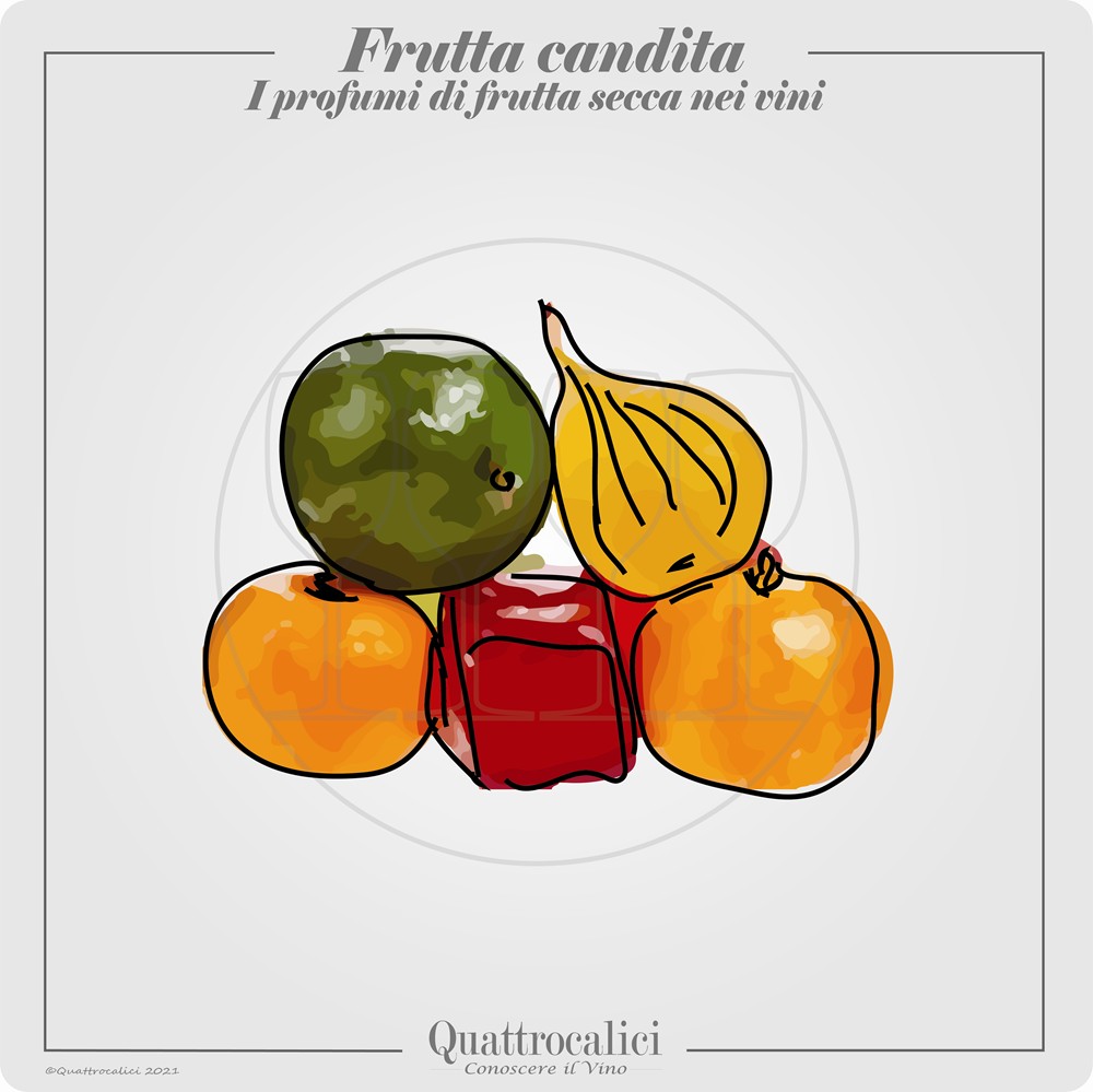 Il profumo di frutta candita nei vini