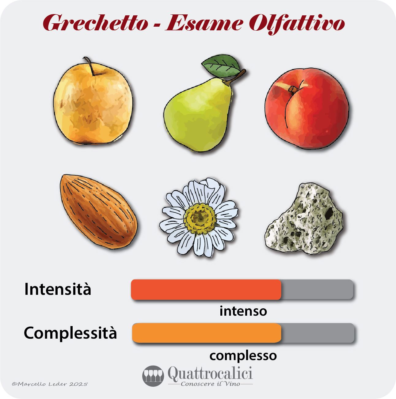 L'esame olfattivo dei vini Grechetto