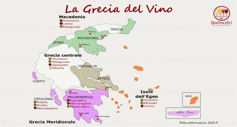 La Grecia e il Vino
