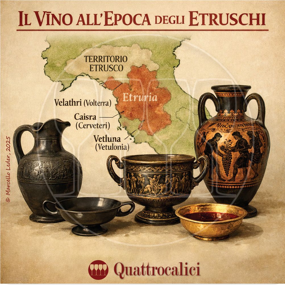 il vino all'epoca degli etruschi