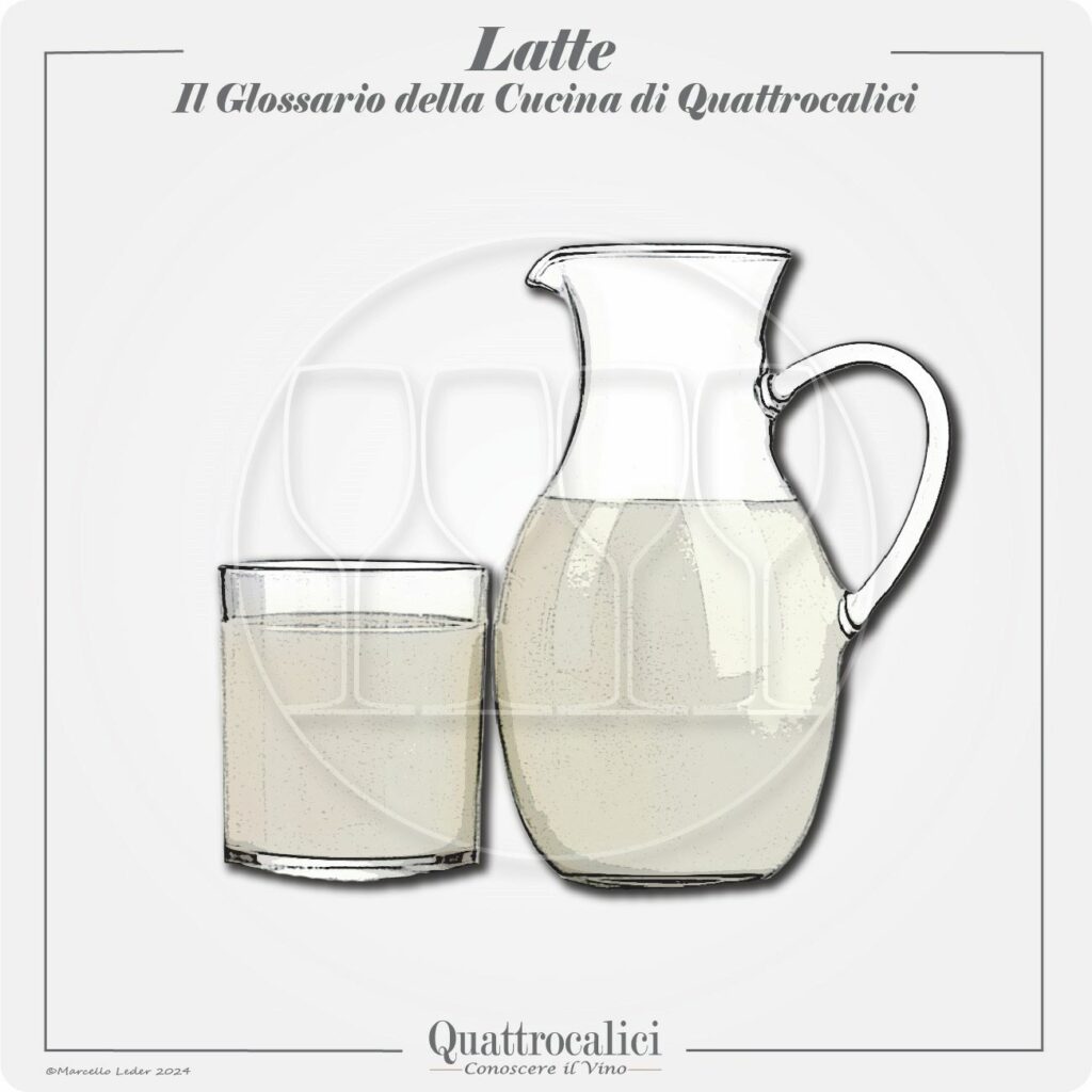 il latte in cucina