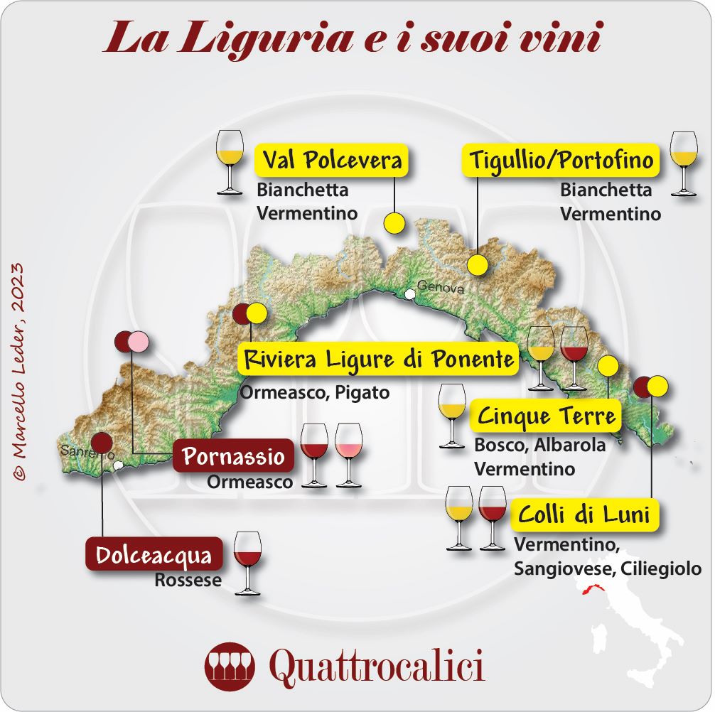 i vini in liguria