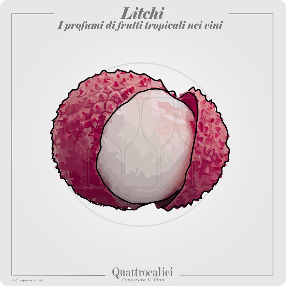 Il profumo di litchi nel vino