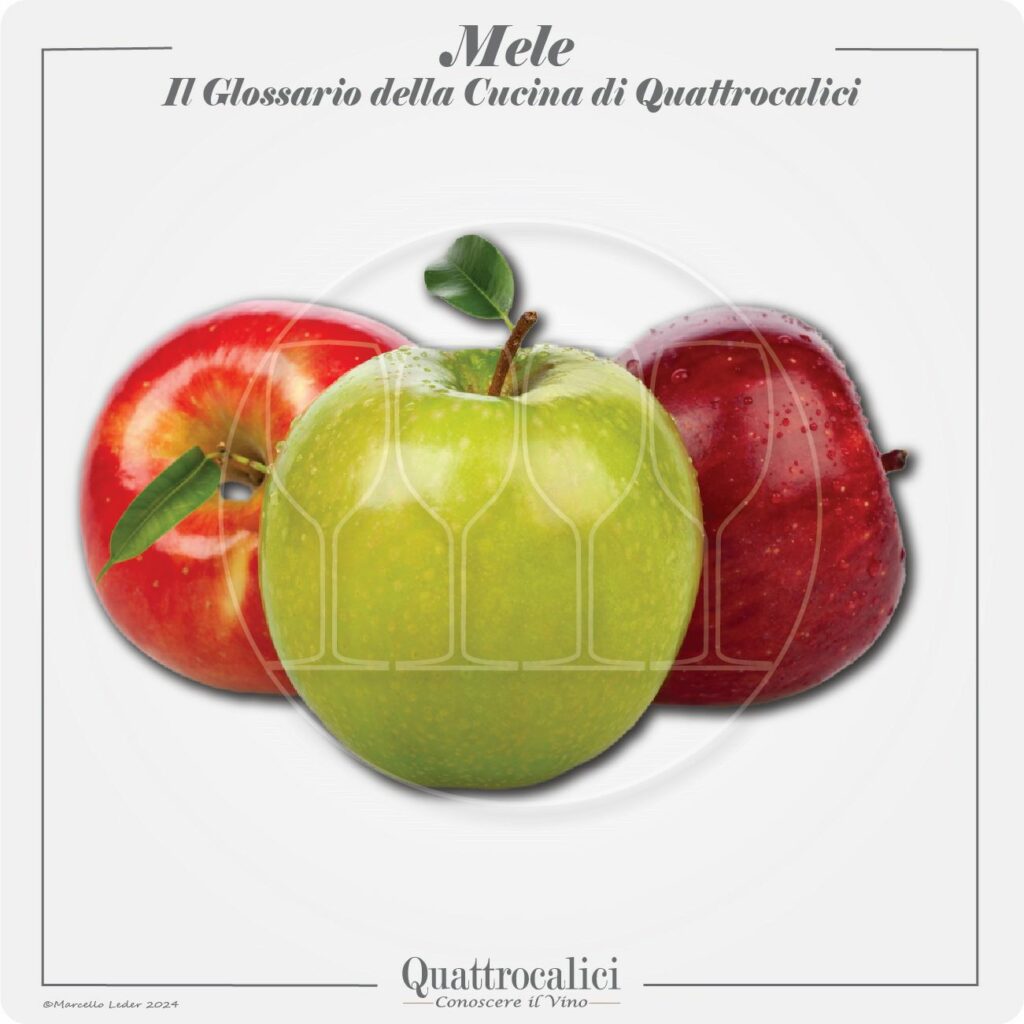 le mele in cucina