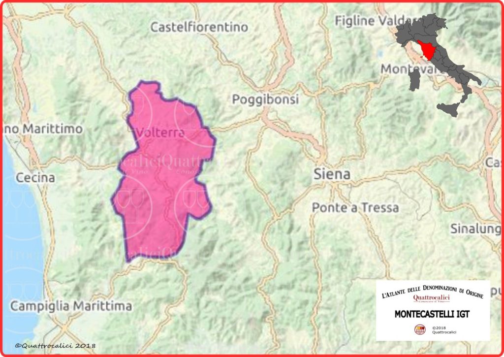 Montecastelli IGT Cartina