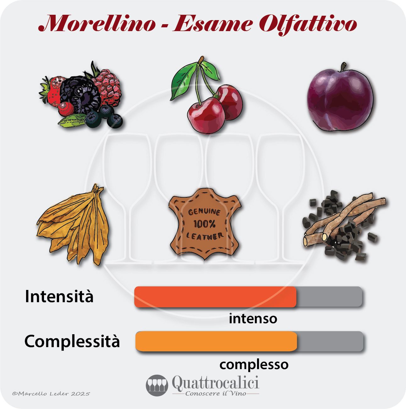 L'esame olfattivo dei vini Morellino di Scansano
