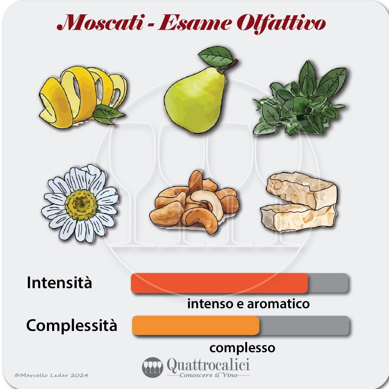 L'esame olfattivo dei vini Moscati