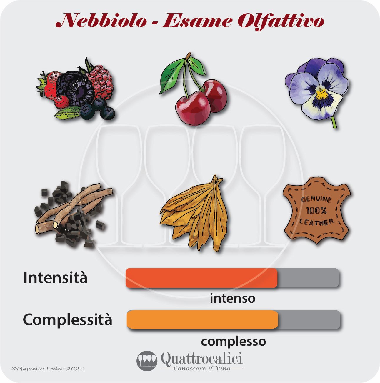 L'esame olfattivo dei vini Nebbiolo