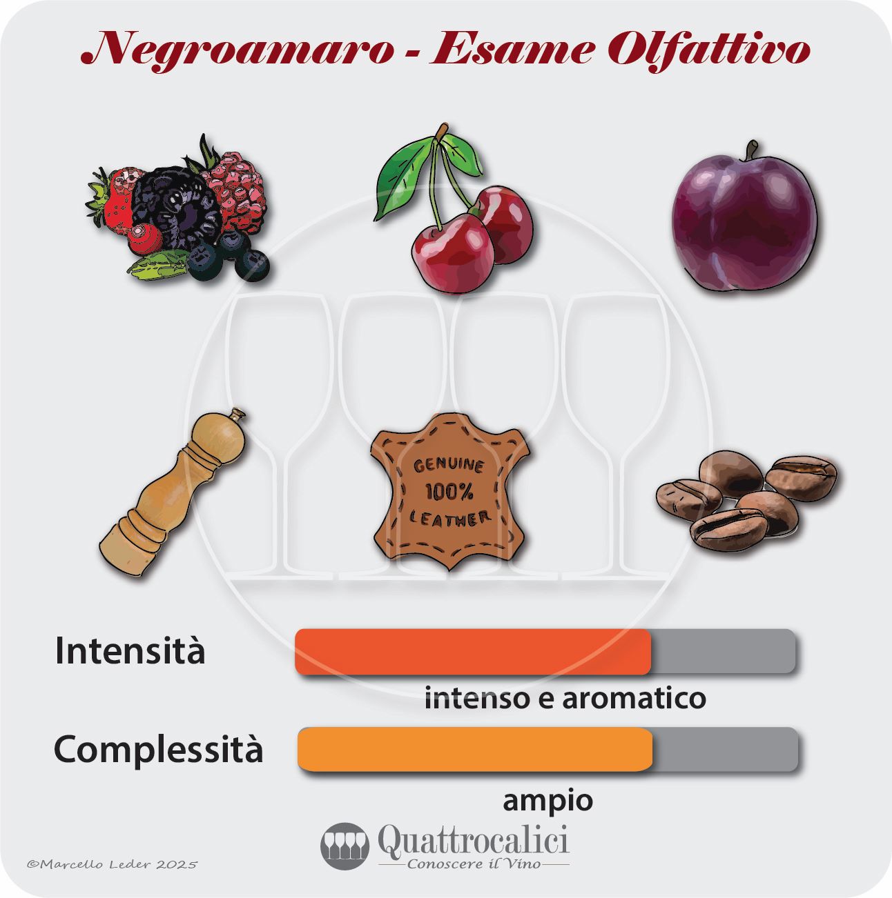 L'esame olfattivo dei vini Negroamaro