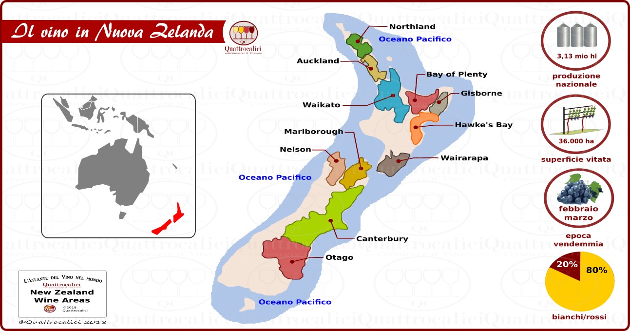 La Nuova Zelanda e il Vino