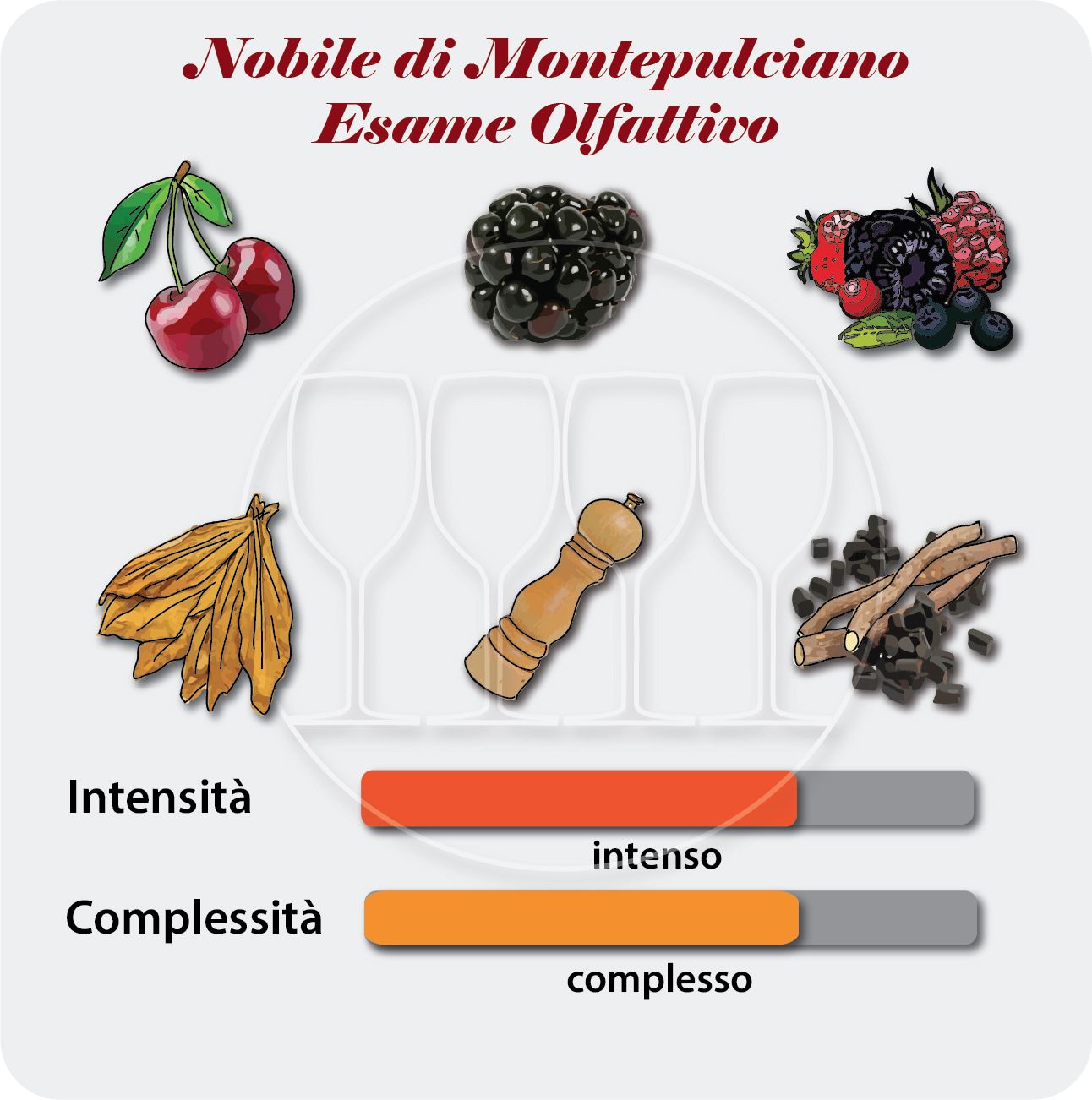 L'esame olfattivo dei vini Nobile di Montepulciano