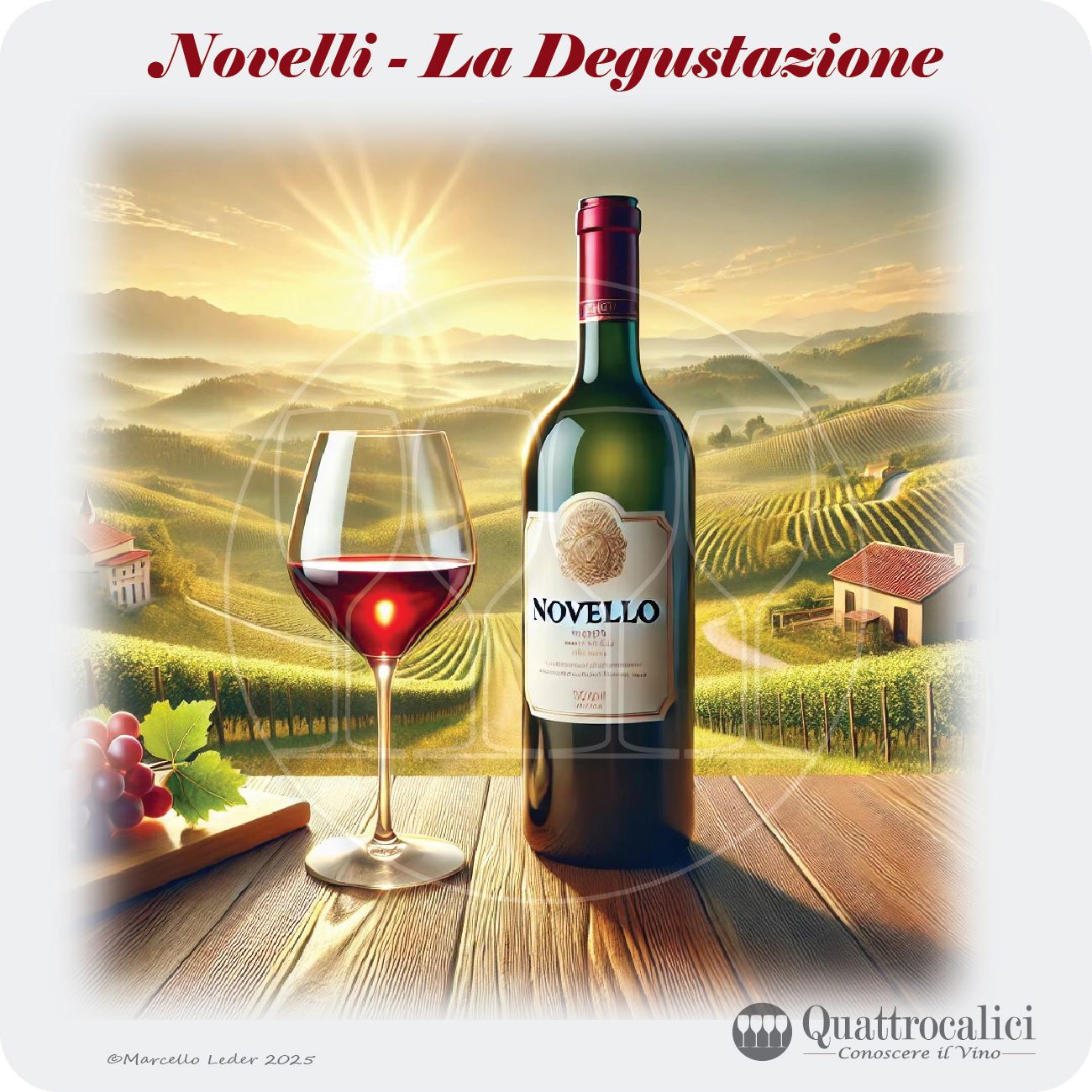 La degustazione dei vini Novelli
