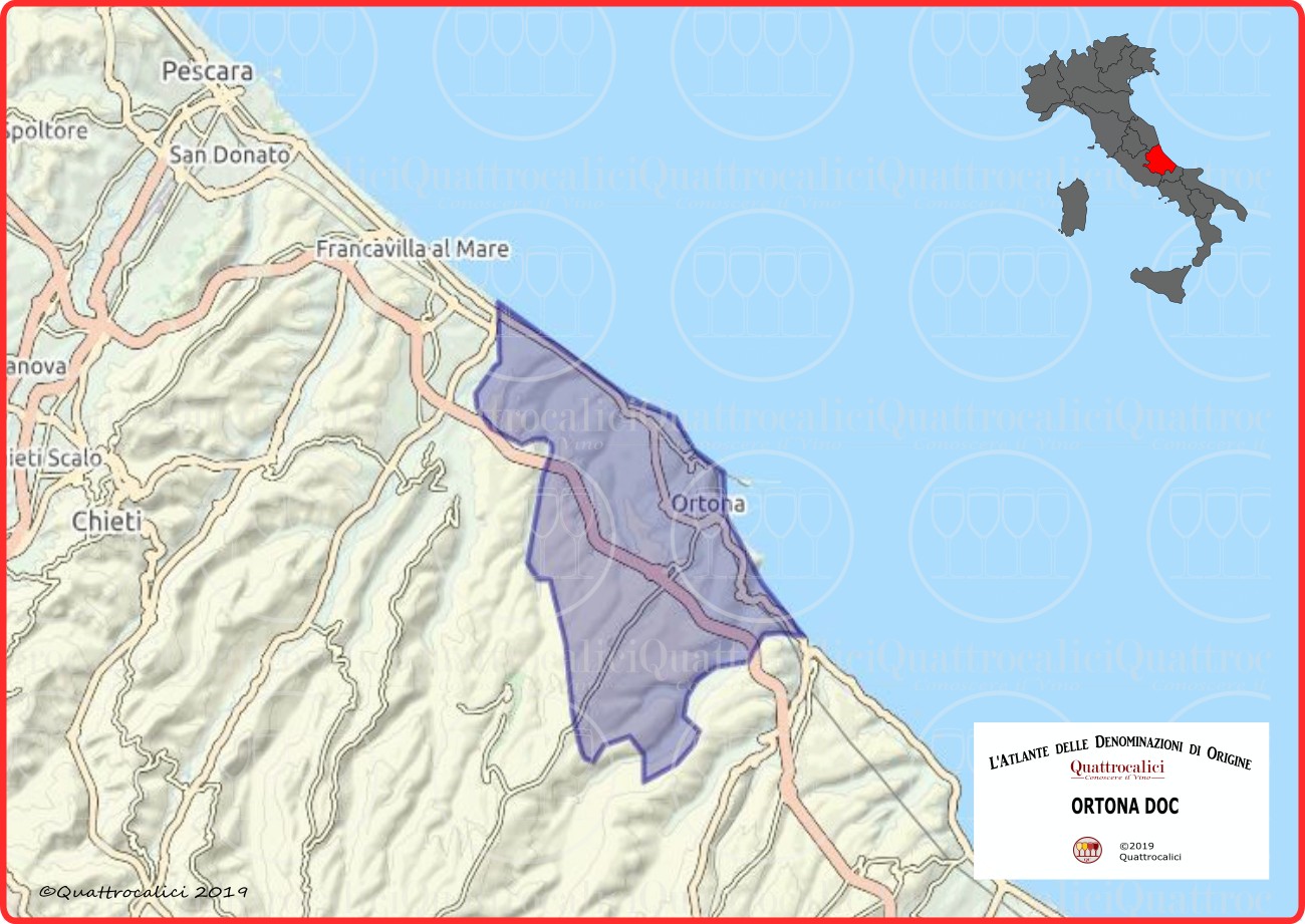 ortona doc cartina