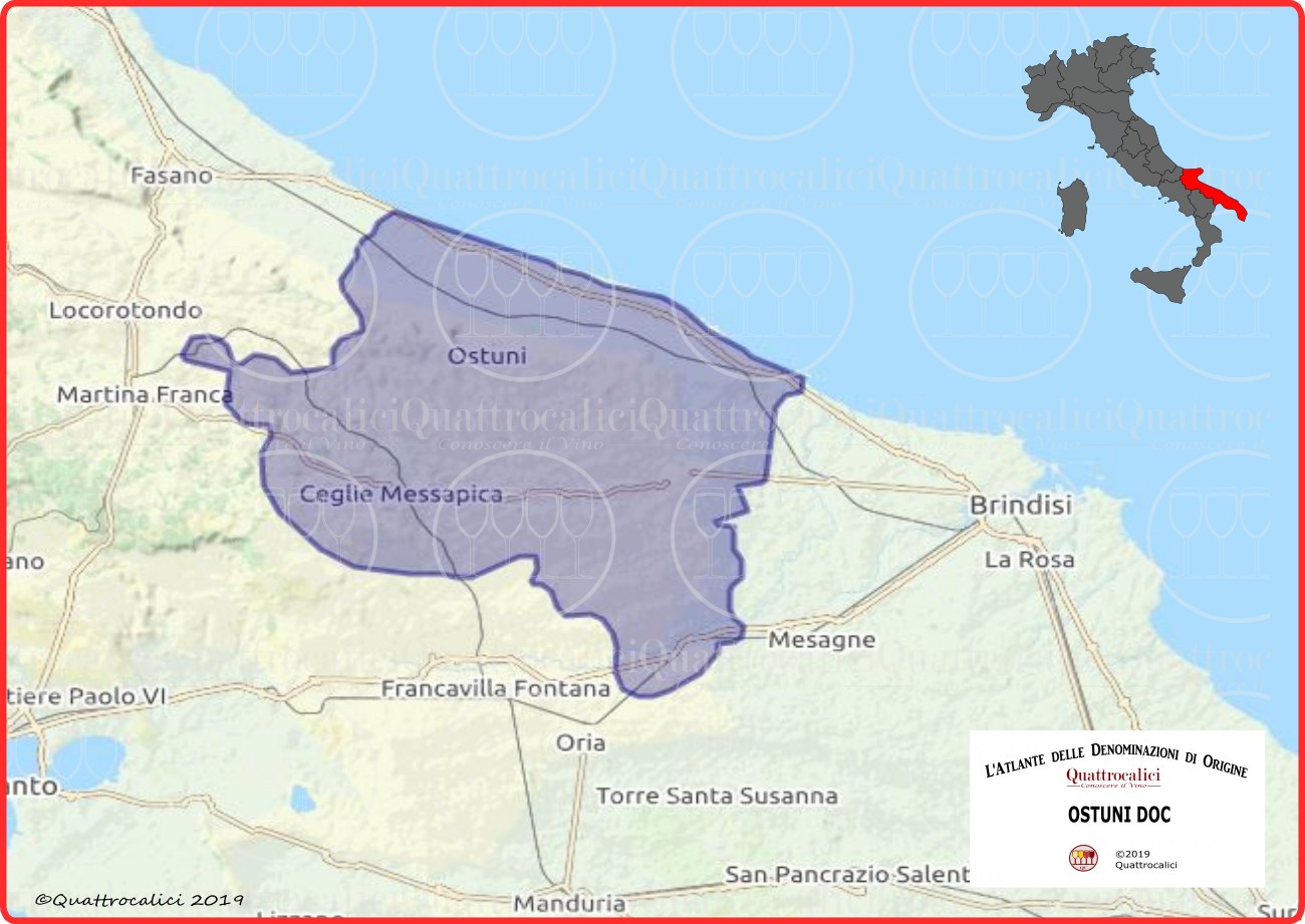 Ostuni DOC cartina