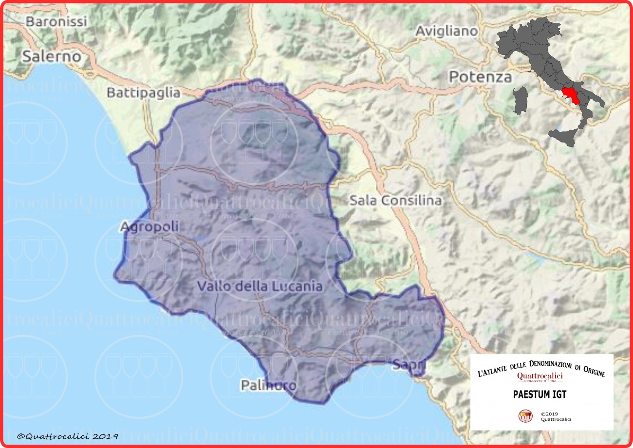paestum igt cartina
