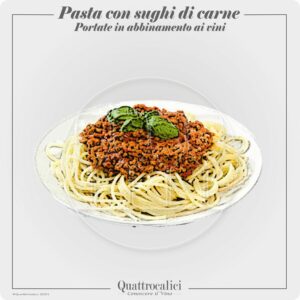 Pasta con sughi di carne