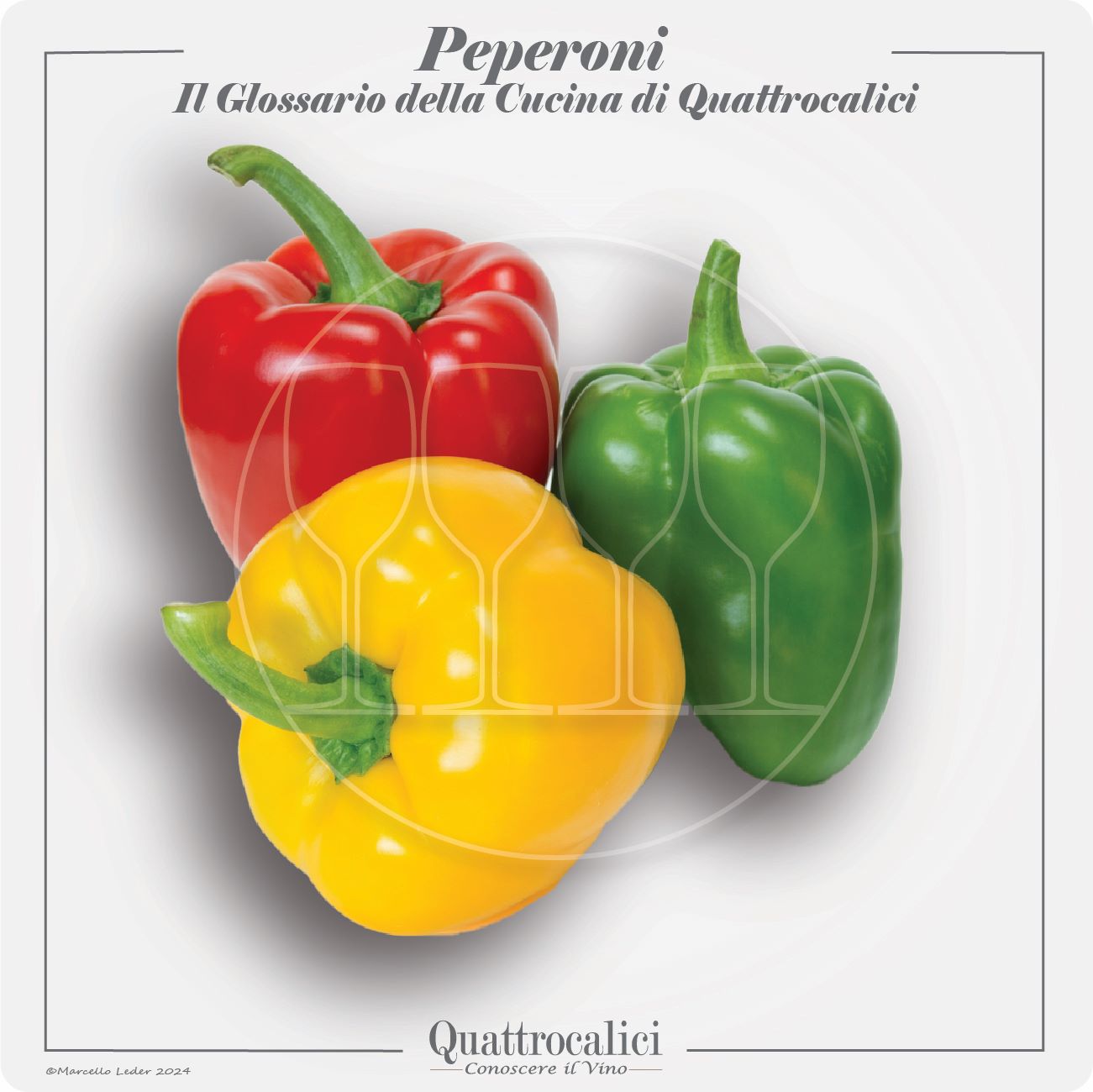 i peperoni in cucina e con il vino