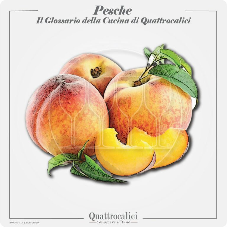 le pesche in cucina
