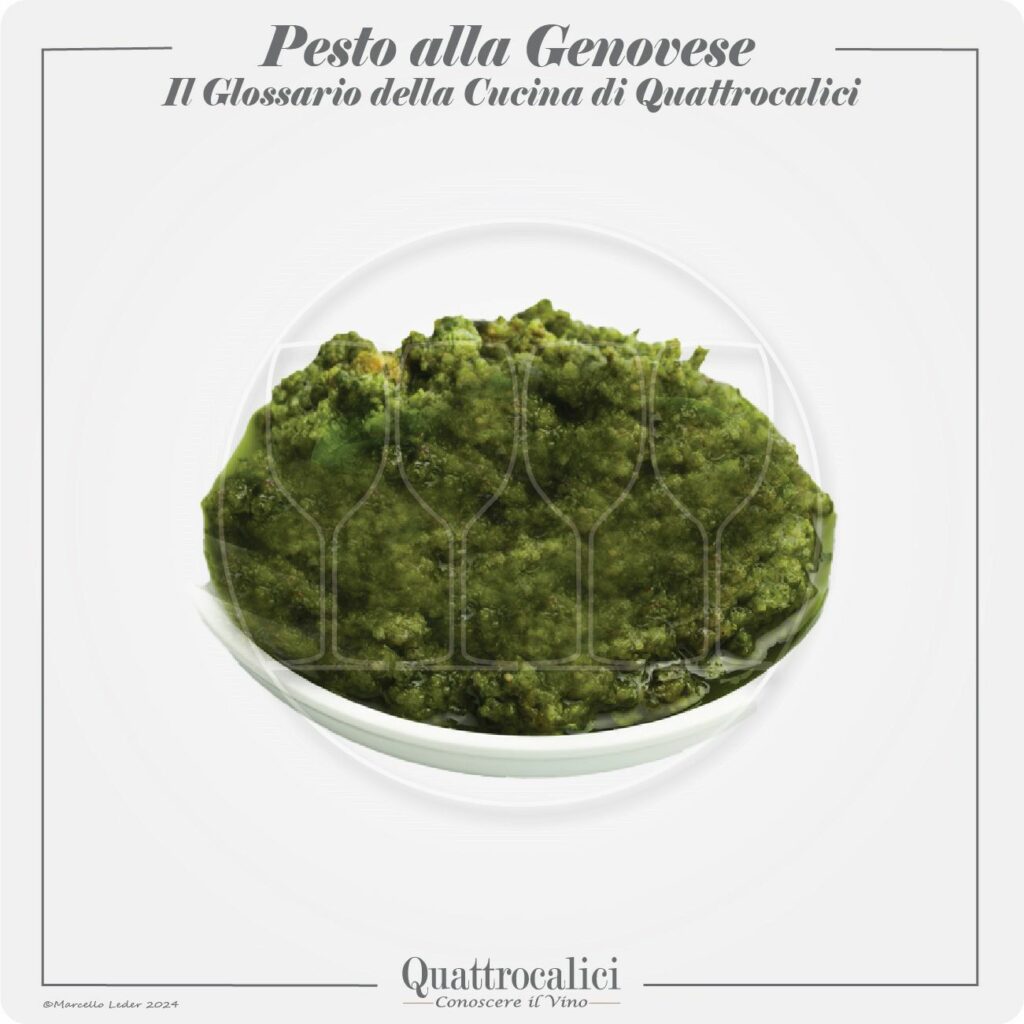 il pesto alla genovese in cucina e con il vino