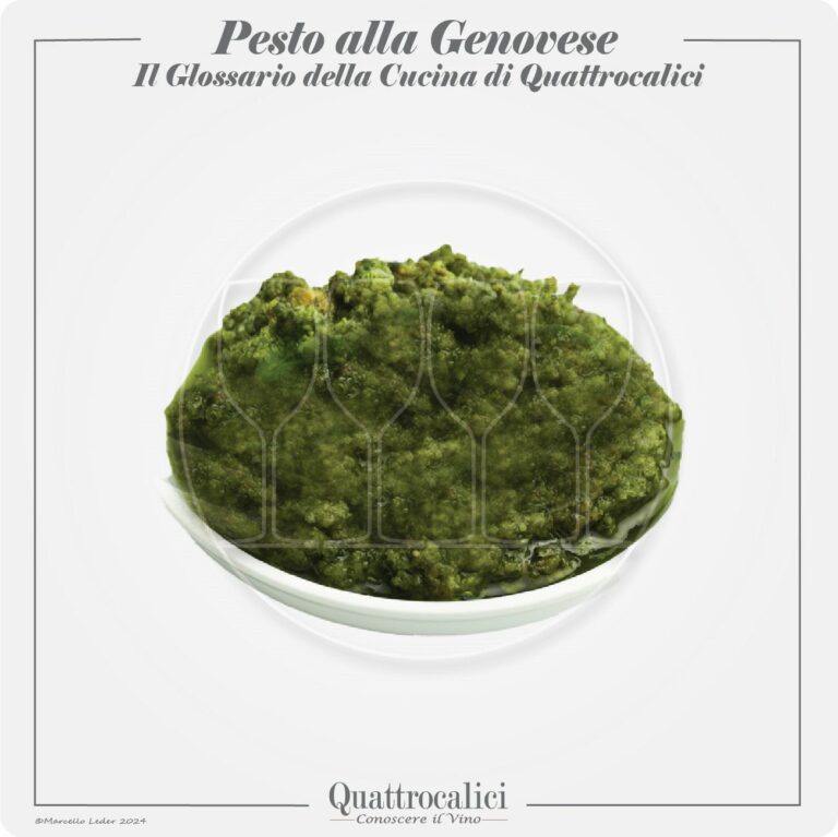 il pesto alla genovese in cucina e con il vino