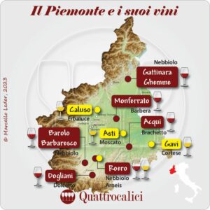 il vino in piemonte