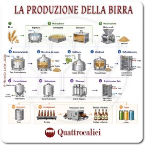 La produzione della birra