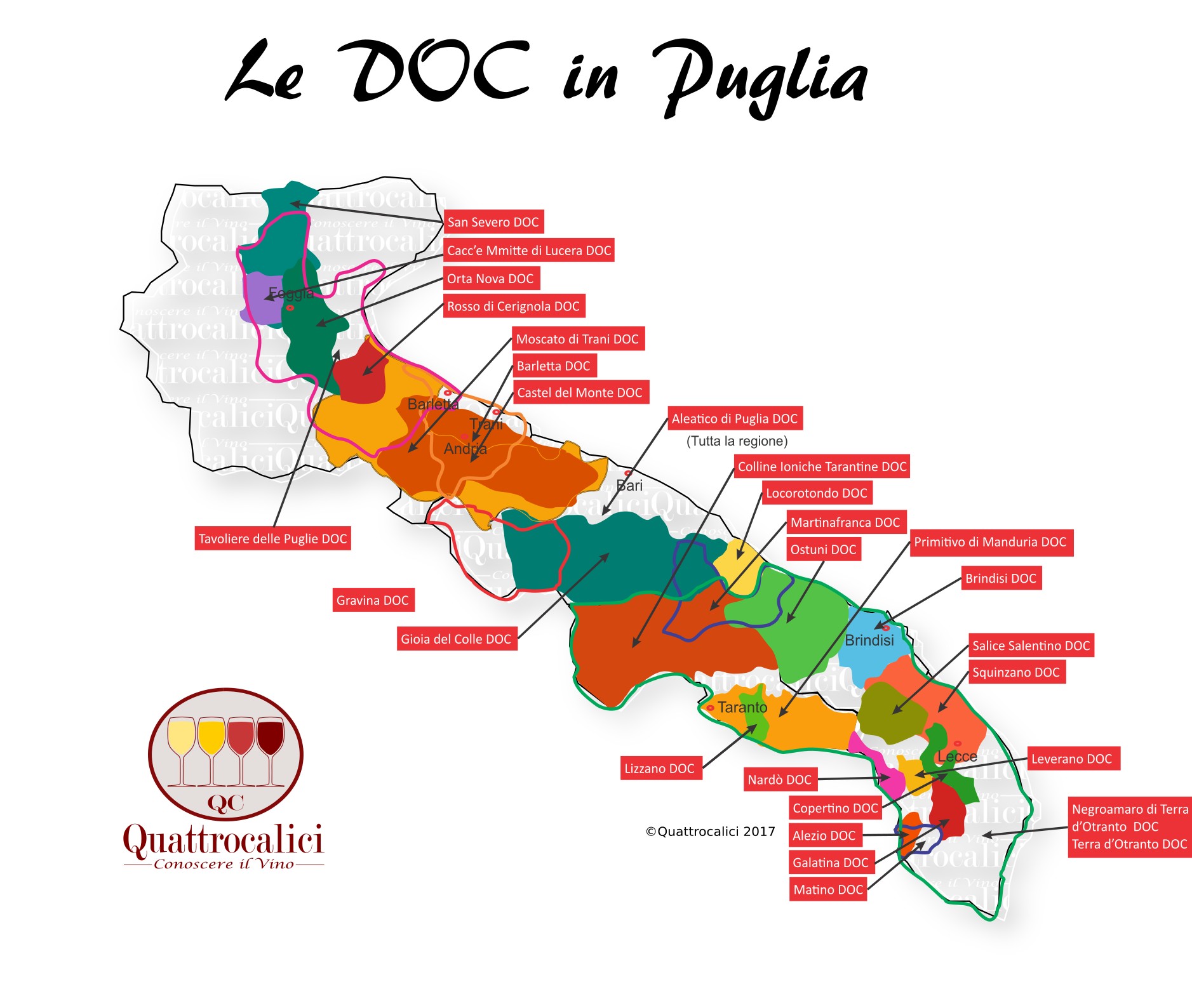 Le DOC in Puglia