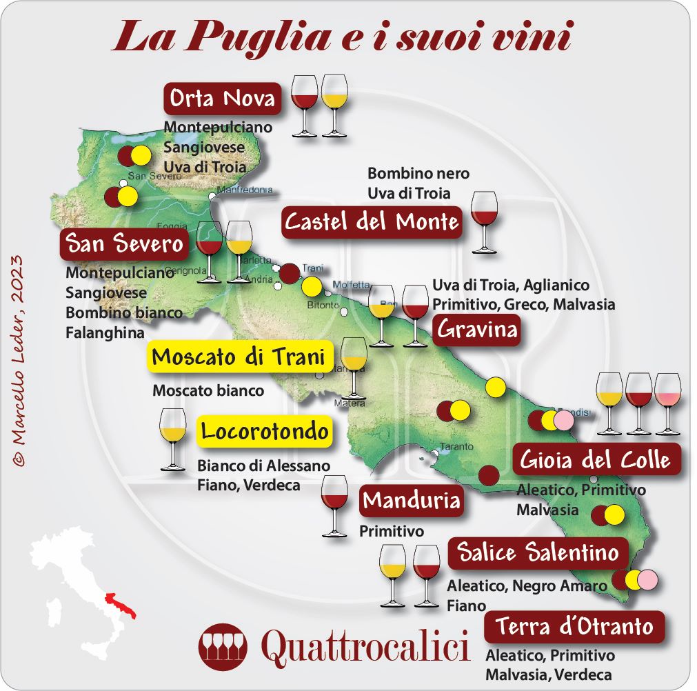 il vino in puglia