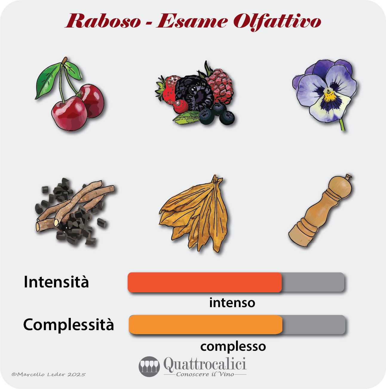 L'esame olfattivo dei vini Raboso