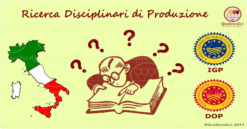 I disciplinari delle denominazioni di origine