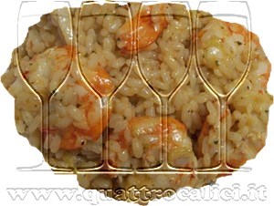 Risotto con i gamberi