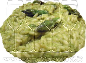 Risotto con punte di asparagi