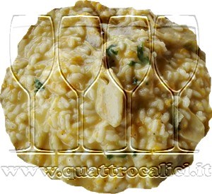 Risotto con zucca e carciofi