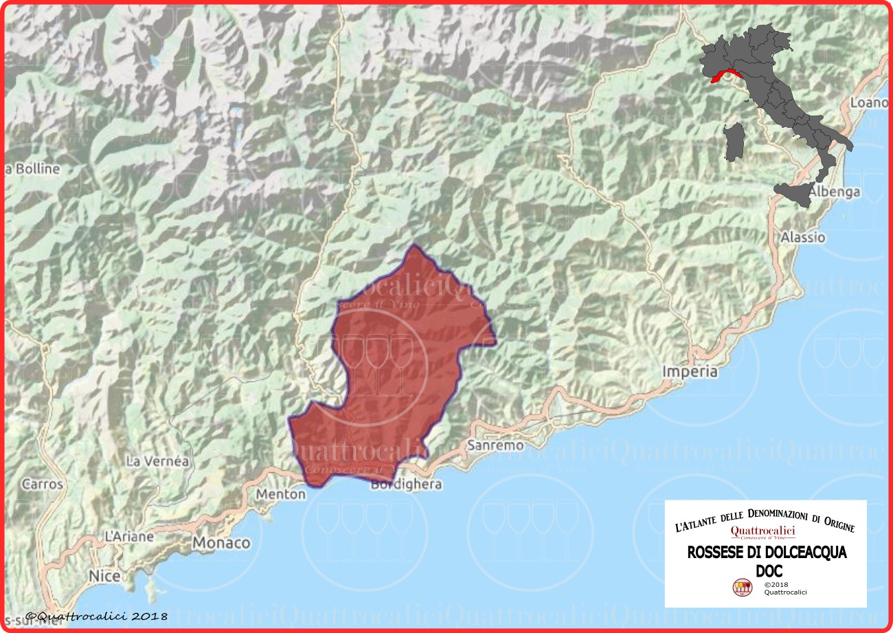 rossese di dolceacqua doc cartina