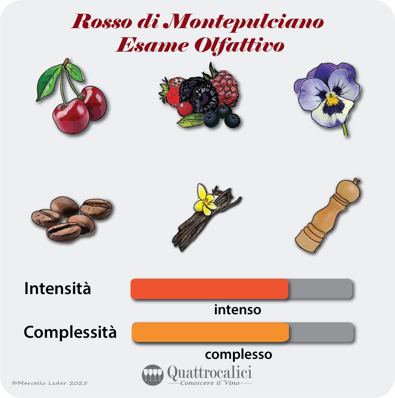 L'esame olfattivo del Rosso di Montepulciano