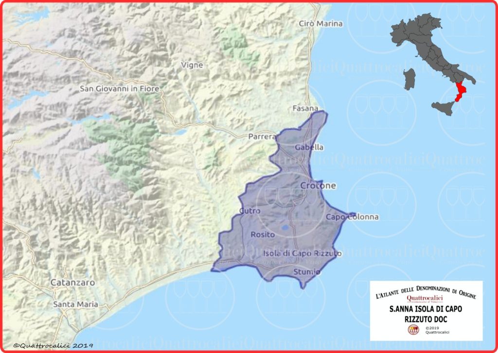 S.Anna Isola di Capo Rizzuto DOC cartina