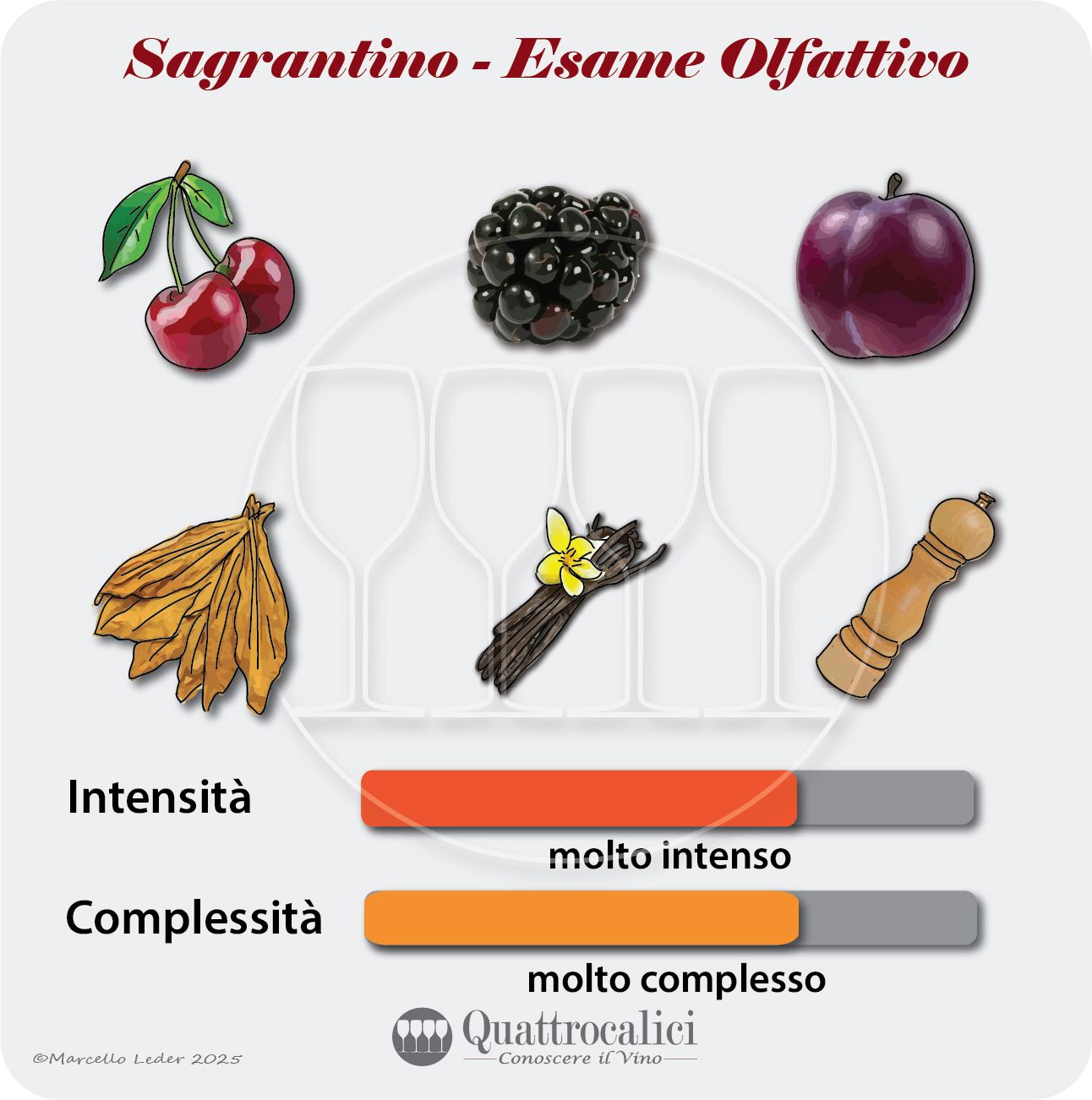 L'esame olfattivo dei vini Sagrantino