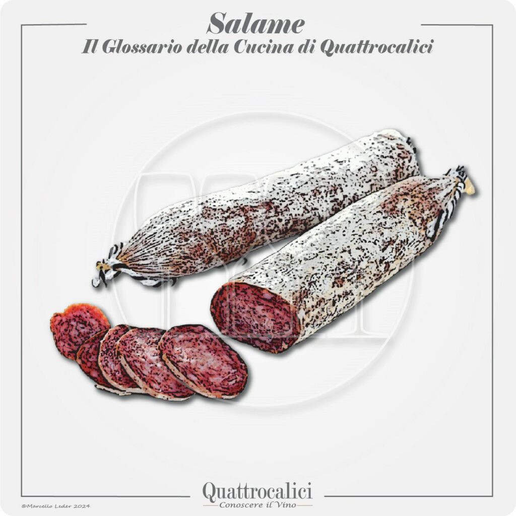 Il salame italiano è uno dei salumi più rappresentativi della tradizione culinaria italiana, apprezzato per il suo sapore ricco e aromatico, la sua consistenza morbida e la sua versatilità in cucina. Con una lunga storia che affonda le radici nelle antiche tecniche di conservazione della carne, il salame si è evoluto nel tempo, dando vita a numerose varianti regionali, ciascuna con le proprie caratteristiche e particolarità. In questo articolo esploreremo la storia del salame italiano, le principali tipologie, il processo di produzione e i suoi utilizzi in cucina. Storia del Salame Italiano Le origini del salame risalgono a migliaia di anni fa, quando gli antichi Romani e altri popoli dell'area mediterranea svilupparono tecniche di conservazione della carne attraverso salatura, essiccazione e fermentazione. Queste pratiche erano fondamentali per garantire la conservazione della carne di maiale e di altri animali durante i mesi invernali, e il salame rappresentava un modo efficace per conservare e trasportare le risorse alimentari. Il termine "salame" deriva dal latino "salumen", che indicava un insieme di cibi salati. Con il passare dei secoli, la produzione del salame si è perfezionata e diversificata in tutta Italia, con ogni regione che ha sviluppato la propria ricetta e il proprio metodo di lavorazione. Oggi, il salame è uno dei simboli della gastronomia italiana, amato sia in Italia che all'estero, e rappresenta una tradizione secolare che unisce artigianato e cultura. Tipologie di Salame Italiano Esistono numerose varietà di salame in Italia, ciascuna con caratteristiche specifiche dovute alla combinazione di carne, spezie, tecniche di lavorazione e stagionatura. Alcune delle tipologie più note includono: Salame Milano: Forse il salame più famoso, è caratterizzato da una grana fine e un gusto dolce e delicato. Viene prodotto principalmente nel nord Italia e ha una consistenza compatta, ideale per essere affettato sottile. Salame di Felino: Originario dell'Emilia-Romagna, questo salame ha una grana più grossolana e un sapore ricco, leggermente speziato. È uno dei salumi più apprezzati per la sua delicatezza e l’equilibrio tra grasso e magro. Salame Napoli: Tipico della Campania, questo salame ha una grana più spessa e un sapore più deciso e piccante. Viene spesso aromatizzato con pepe nero e peperoncino, conferendo al prodotto un carattere robusto. Salame toscano: Prodotto in Toscana, questo salame si distingue per la presenza di lardelli (piccoli cubetti di lardo) all'interno della carne macinata. Ha un sapore intenso, leggermente pepato, e una consistenza più compatta. Salame ungherese: Nonostante il nome, è una specialità italiana originaria del Friuli Venezia Giulia. È caratterizzato da una speziatura più marcata, con paprika dolce e aglio, che conferisce un sapore speziato e aromatico. Salame piacentino: Prodotto in provincia di Piacenza, è realizzato con carni suine di alta qualità, stagionate lentamente. Ha un sapore delicato e dolce, e una grana fine che lo rende particolarmente apprezzato. Produzione del Salame Italiano Il processo di produzione del salame varia leggermente a seconda della regione e della varietà, ma segue alcune fasi fondamentali che ne garantiscono il sapore unico e la qualità. Ecco i passaggi principali: Selezione delle carni: La carne utilizzata per il salame proviene generalmente dal maiale, anche se in alcune varietà si utilizzano altre carni, come il cinghiale. La scelta della carne è cruciale, poiché il rapporto tra parte magra e grassa determina la consistenza e il sapore finale del prodotto. Macinatura: La carne viene macinata in pezzature di diverse dimensioni, a seconda della varietà di salame. Alcuni salami hanno una grana più fine, come il salame Milano, mentre altri, come il salame toscano, presentano una macinatura più grossolana. Condimento: Alla carne macinata vengono aggiunti sale, spezie e aromi, che possono variare a seconda della tradizione locale. Ingredienti come aglio, pepe, peperoncino, vino o paprika conferiscono al salame il suo caratteristico profilo aromatico. Insaccatura: La carne condita viene insaccata in budelli naturali o artificiali. Questa fase è fondamentale per conferire al salame la sua forma tradizionale e per garantire che l'aria non penetri all'interno, evitando l'ossidazione della carne. Stagionatura: Il salame viene lasciato stagionare per un periodo che varia da alcune settimane a diversi mesi, a seconda della tipologia e delle condizioni climatiche. Durante questo processo, la carne perde parte del suo contenuto di acqua, concentrando i sapori e sviluppando il suo aroma caratteristico. Utilizzo del Salame in Cucina Il salame è un ingrediente estremamente versatile, utilizzato in molte preparazioni culinarie italiane, sia come antipasto che come componente di piatti più complessi. Antipasto: Il modo più comune di gustare il salame è come antipasto, servito affettato sottile insieme a formaggi, pane, olive e sottaceti. È ideale anche per un tagliere di salumi, accompagnato da pane casereccio e un bicchiere di vino rosso. Panini e focacce: Il salame è un ingrediente perfetto per farcire panini e focacce. Abbinato a formaggi freschi o stagionati, verdure grigliate o sott’olio, arricchisce il sapore di semplici sandwich, rendendoli più saporiti e completi. Pizze e torte salate: Il salame viene spesso utilizzato come condimento per pizze e torte salate, dove il suo sapore intenso e speziato si sposa perfettamente con formaggi, pomodori e altri ingredienti. Una delle varianti più popolari è la pizza con salame piccante, che aggiunge una nota vivace al piatto. In cucina tradizionale: In alcune regioni italiane, il salame viene utilizzato anche come ingrediente per insaporire zuppe, sughi o ripieni. Ad esempio, può essere aggiunto a risotti o paste al forno per dare un sapore deciso e arricchire la preparazione. Abbinamenti con il Vino Il salame, con il suo sapore intenso e speziato, si abbina bene a vini rossi corposi e strutturati, che bilanciano la sapidità e la ricchezza del salume. Un ottimo abbinamento è con il Barbera, un vino piemontese fresco e fruttato, che contrasta piacevolmente con il grasso del salame. Anche un Chianti Classico o un Montepulciano d'Abruzzo sono ottime scelte, grazie alla loro acidità e tannini morbidi, che bilanciano perfettamente la complessità del salame. Conclusione