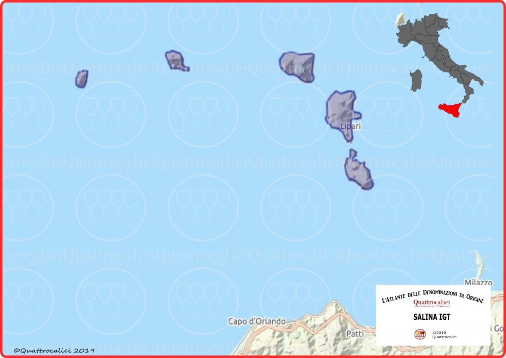 Salina IGT Cartina