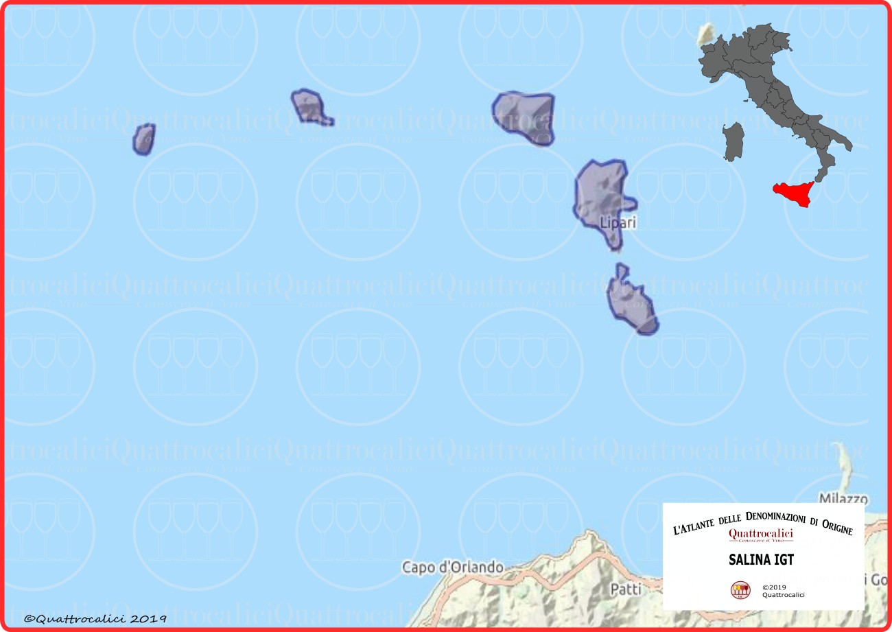 Salina IGT Cartina