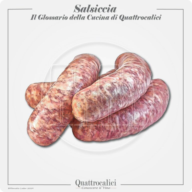 la salsiccia in cucina e con il vino