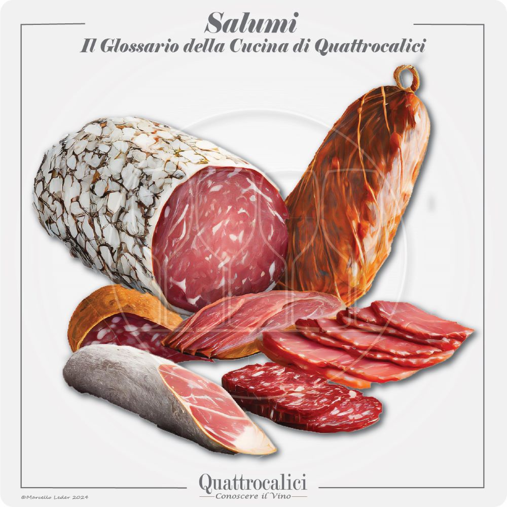 i salumi e i loro vini in abbinamento