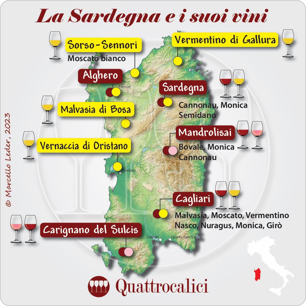 il vino in sardegna